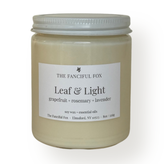 Leaf & Light Candle